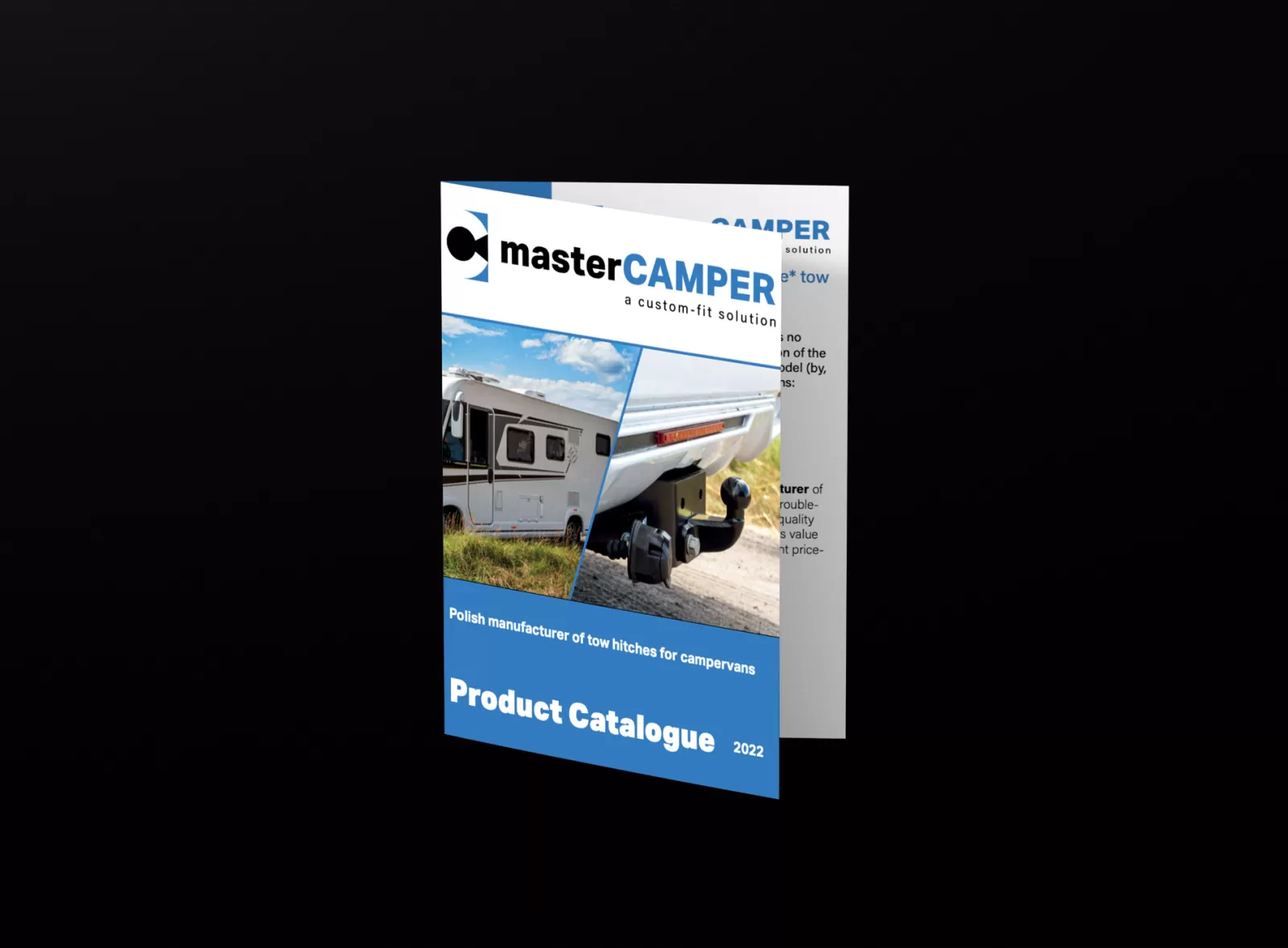 Folder reklamowy Master Camper