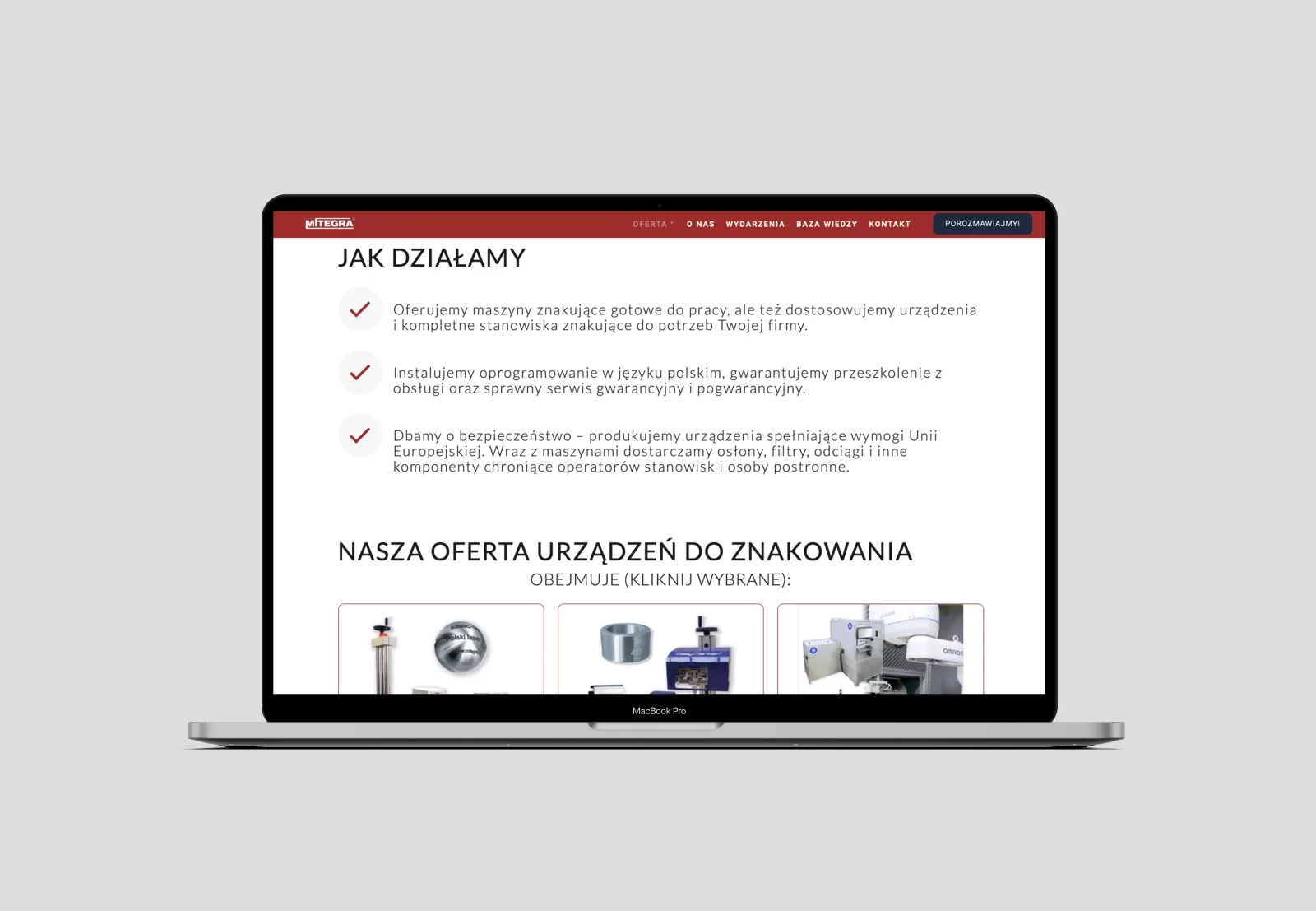 Nowa strona internetowa firmy Mitegra